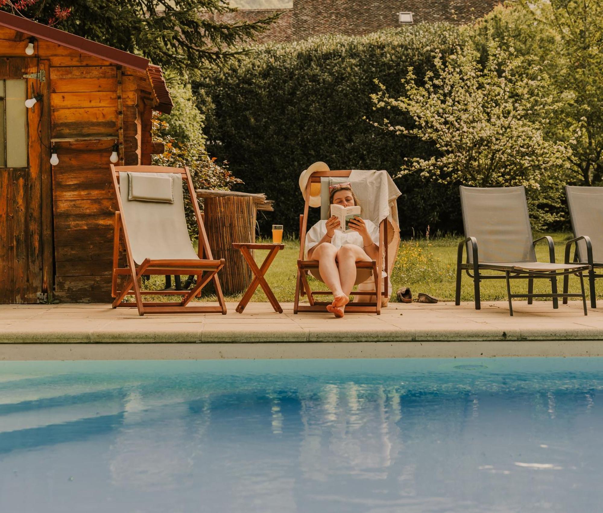 Maison D'Hotes Et Gite De Charme Avec Piscine, La Lhuiseraie المظهر الخارجي الصورة